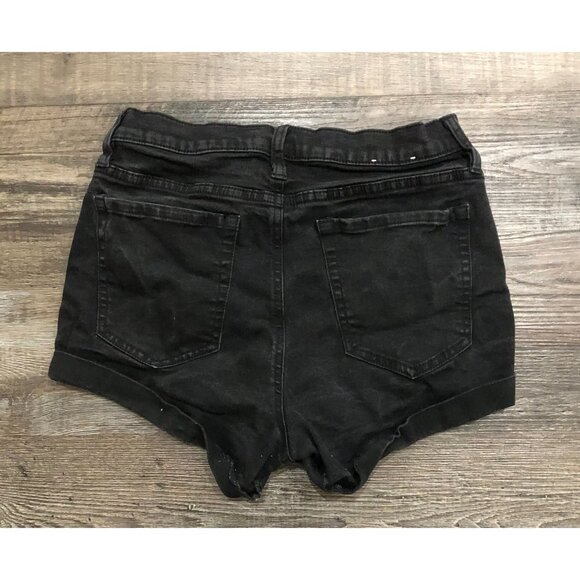 Garage Denim Womens Size 7 Black Denim Jean Shorts - Picture 2 of 4